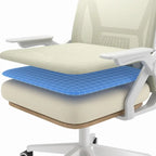 Chaise de bureau à dossier mi-haut avec soutien lombaire et accoudoirs, chaise ergonomique en maille pour ordinateur