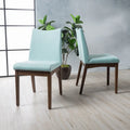 Chaise de salle à manger en tissu de style Mid-Century (lot de 2)