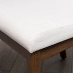Chaise de salle à manger en tissu de style Mid-Century (lot de 2)