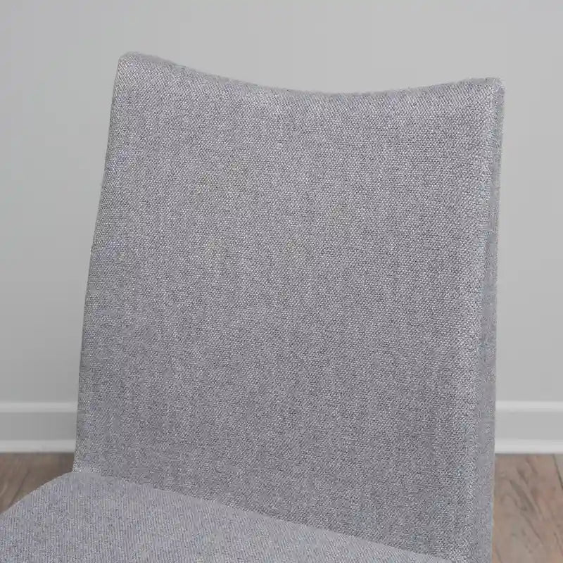 Chaise de salle à manger en tissu de style Mid-Century (lot de 2)