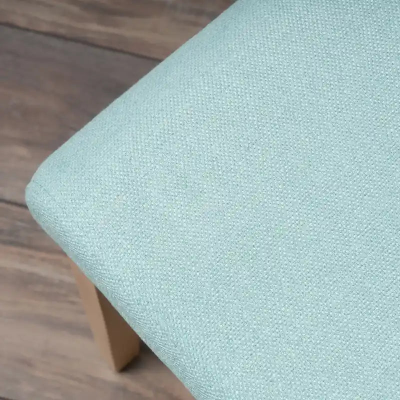 Chaise de salle à manger en tissu de style Mid-Century (lot de 2)
