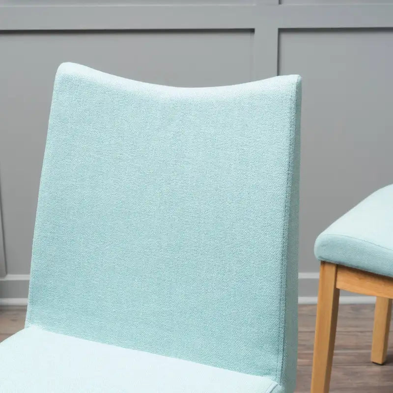 Chaise de salle à manger en tissu de style Mid-Century (lot de 2)