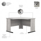 Un bureau d'angle informatique 48W