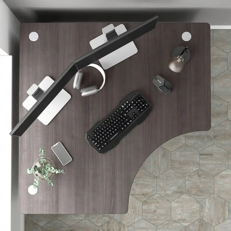 Un bureau d'angle informatique 48W