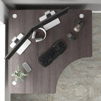 Un bureau d'angle informatique 48W