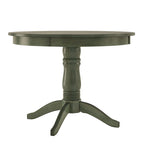 Table à manger à pied central