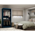 35.9 Armoire double ouverte moderne avec 2 tringles de suspension