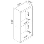 35.9 Armoire double ouverte moderne avec 2 tringles de suspension