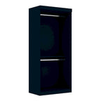 35.9 Armoire double ouverte moderne avec 2 tringles de suspension