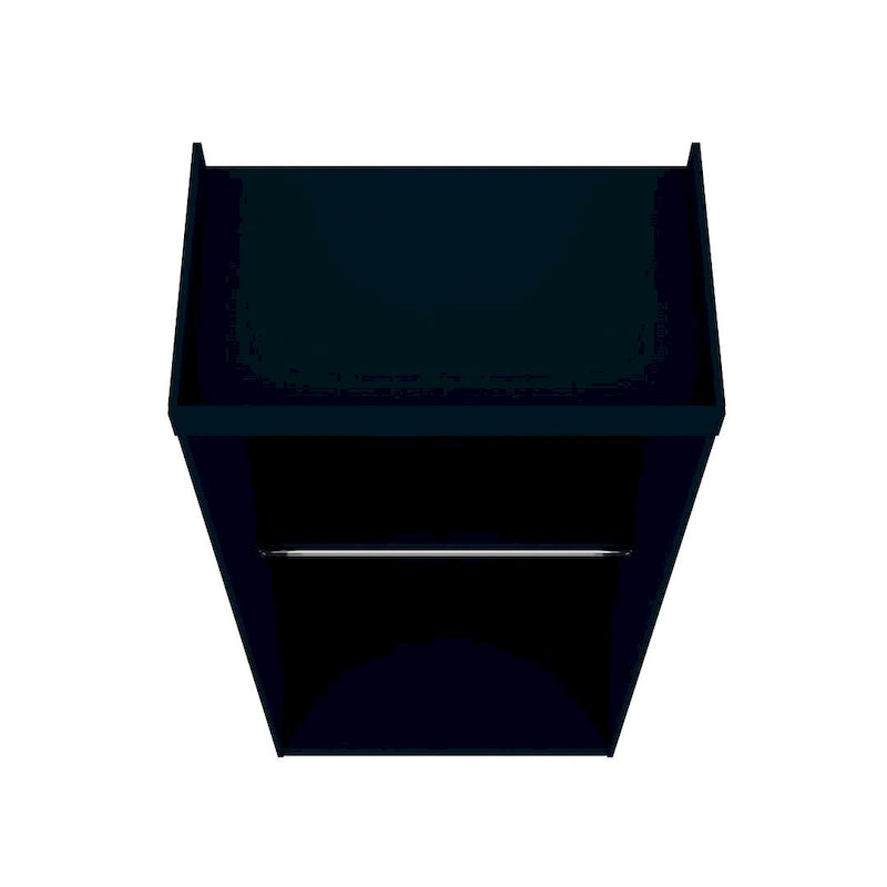 35.9 Armoire double ouverte moderne avec 2 tringles de suspension