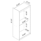 35.9 Armoire double ouverte moderne avec 2 tringles de suspension
