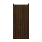 35.9 Armoire double ouverte moderne avec 2 tringles de suspension