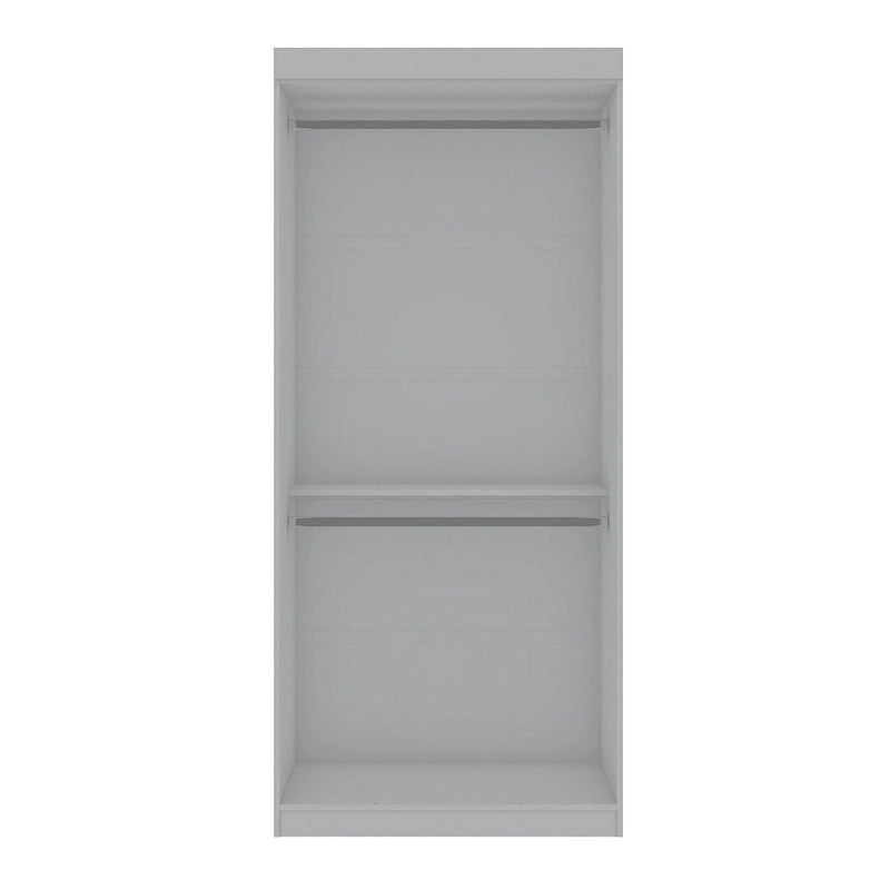 35.9 Armoire double ouverte moderne avec 2 tringles de suspension
