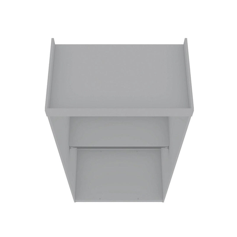 35.9 Armoire double ouverte moderne avec 2 tringles de suspension