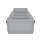35.9 Armoire double ouverte moderne avec 2 tringles de suspension