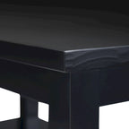 TABLE D'APPOINT ÉTROITE RECTANGULAIRE TRANSITIONNELLE EN BOIS MASSIF de 14 POUCES de Large - 14 Pouces de large