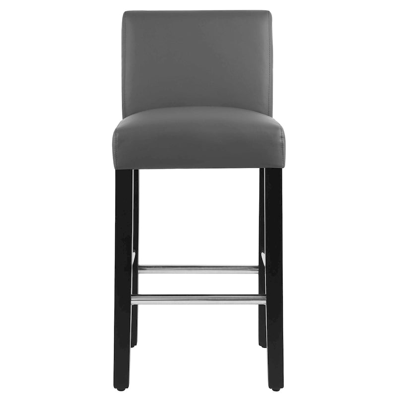 Tabourets de bar hauteur comptoir, lot de 2, hauteur d'assise 66 cm, avec dossier