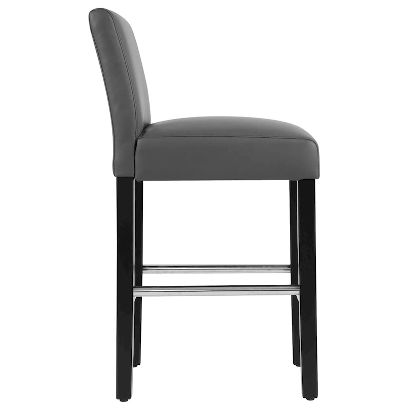 Tabourets de bar hauteur comptoir, lot de 2, hauteur d'assise 66 cm, avec dossier