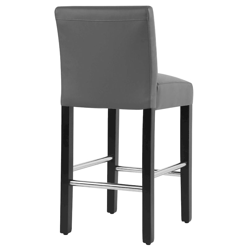 Tabourets de bar hauteur comptoir, lot de 2, hauteur d'assise 66 cm, avec dossier