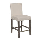Tabouret de bar rembourré hauteur comptoir 63,5 cm