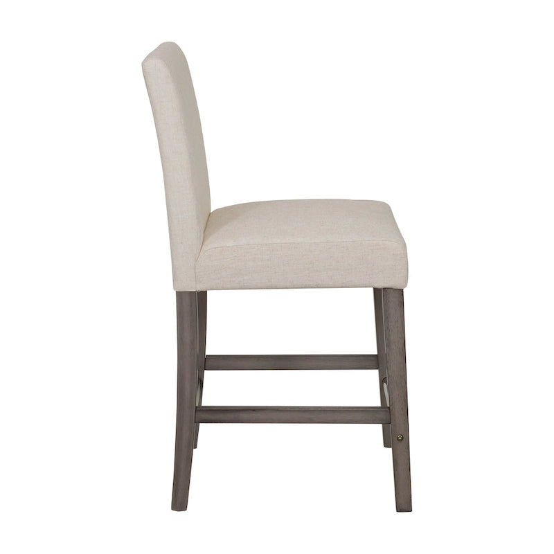 Tabouret de bar rembourré hauteur comptoir 63,5 cm