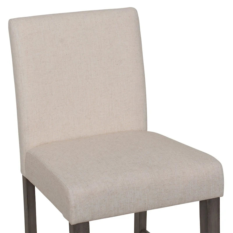 Tabouret de bar rembourré hauteur comptoir 63,5 cm