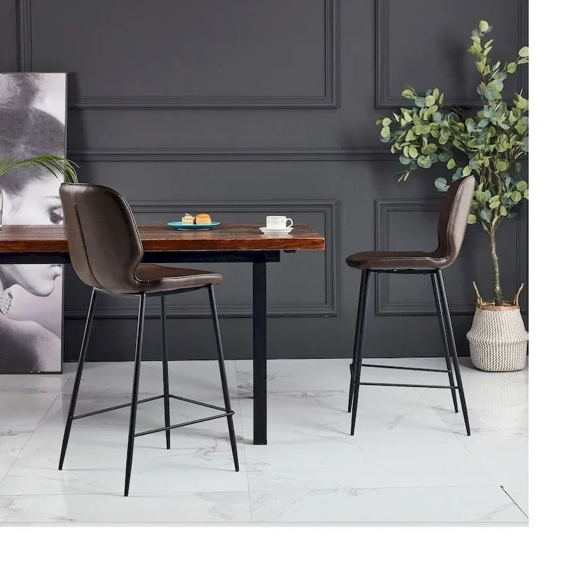 Tabouret de bar de 26 pouces (ensemble de 2)