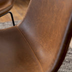 Chaise de salle à manger en similicuir (lot de 2)