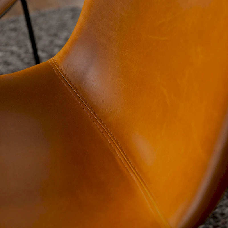 Chaise de salle à manger en similicuir (lot de 2)
