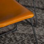 Chaise de salle à manger en similicuir (lot de 2)