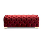 Banc ottoman en velours