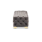 Banc ottoman en velours