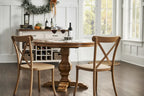 Chaises de salle à manger en métal (lot de 2)