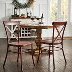 Chaises de salle à manger en métal (lot de 2)