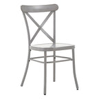 Chaises de salle à manger en métal (lot de 2)