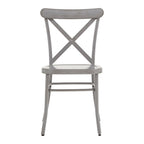 Chaises de salle à manger en métal (lot de 2)