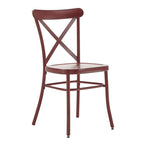 Chaises de salle à manger en métal (lot de 2)
