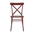 Chaises de salle à manger en métal (lot de 2)