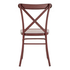 Chaises de salle à manger en métal (lot de 2)