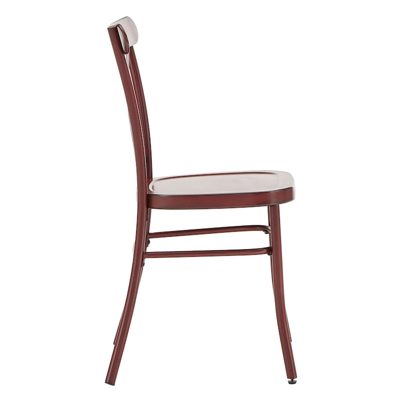 Chaises de salle à manger en métal (lot de 2)