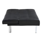 Futon avec pieds en acier inoxydable