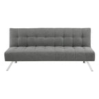 Futon avec pieds en acier inoxydable