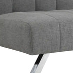 Futon avec pieds en acier inoxydable