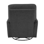 Ensemble de 2 fauteuils de relaxation inclinables manuellement pivotants à 360 degrés