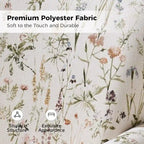 Fauteuil à bascule pivotant en tissu fleuri confortable avec accoudoirs roulés