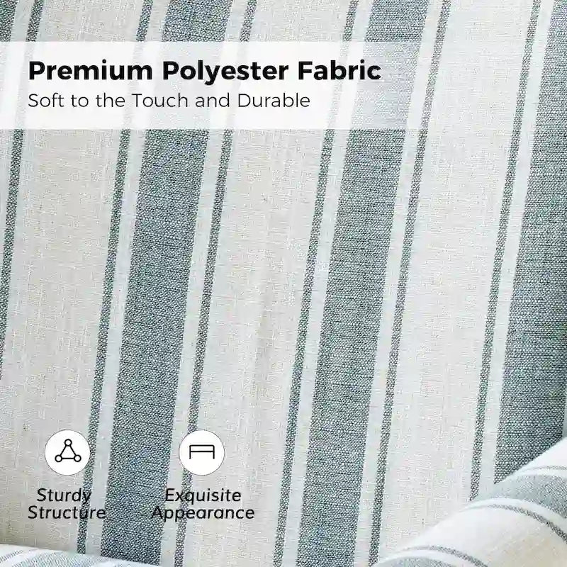 Fauteuil à bascule pivotant en tissu fleuri confortable avec accoudoirs roulés