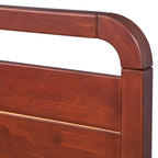 Lit plateforme Queen en bois massif