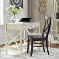 Bureau en bois de ferme à cadre en X Simple Living