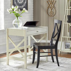 Bureau en bois de ferme à cadre en X Simple Living