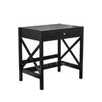 Bureau en bois de ferme à cadre en X Simple Living